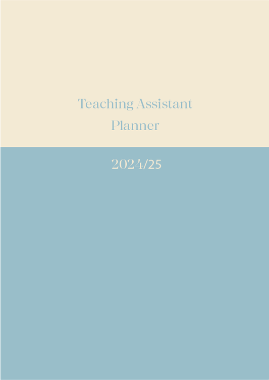 Loulaki Calm Blue teacher planner PDF download