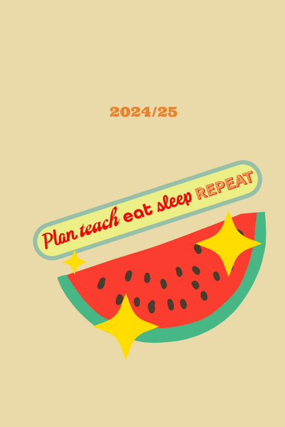 Plan Teach Eat Sleep Teacher planner PDF download